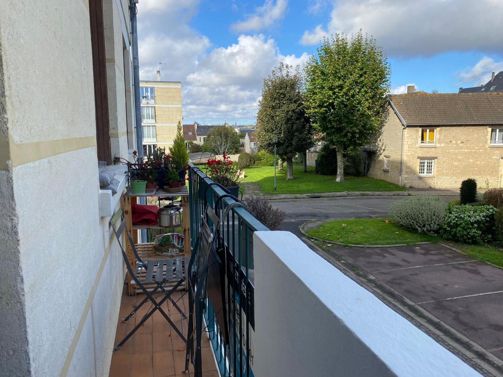 Bel Appartement Spacieux ,Convivial De 3 Chambres Avec Parking Prive Secure Caen Buitenkant foto