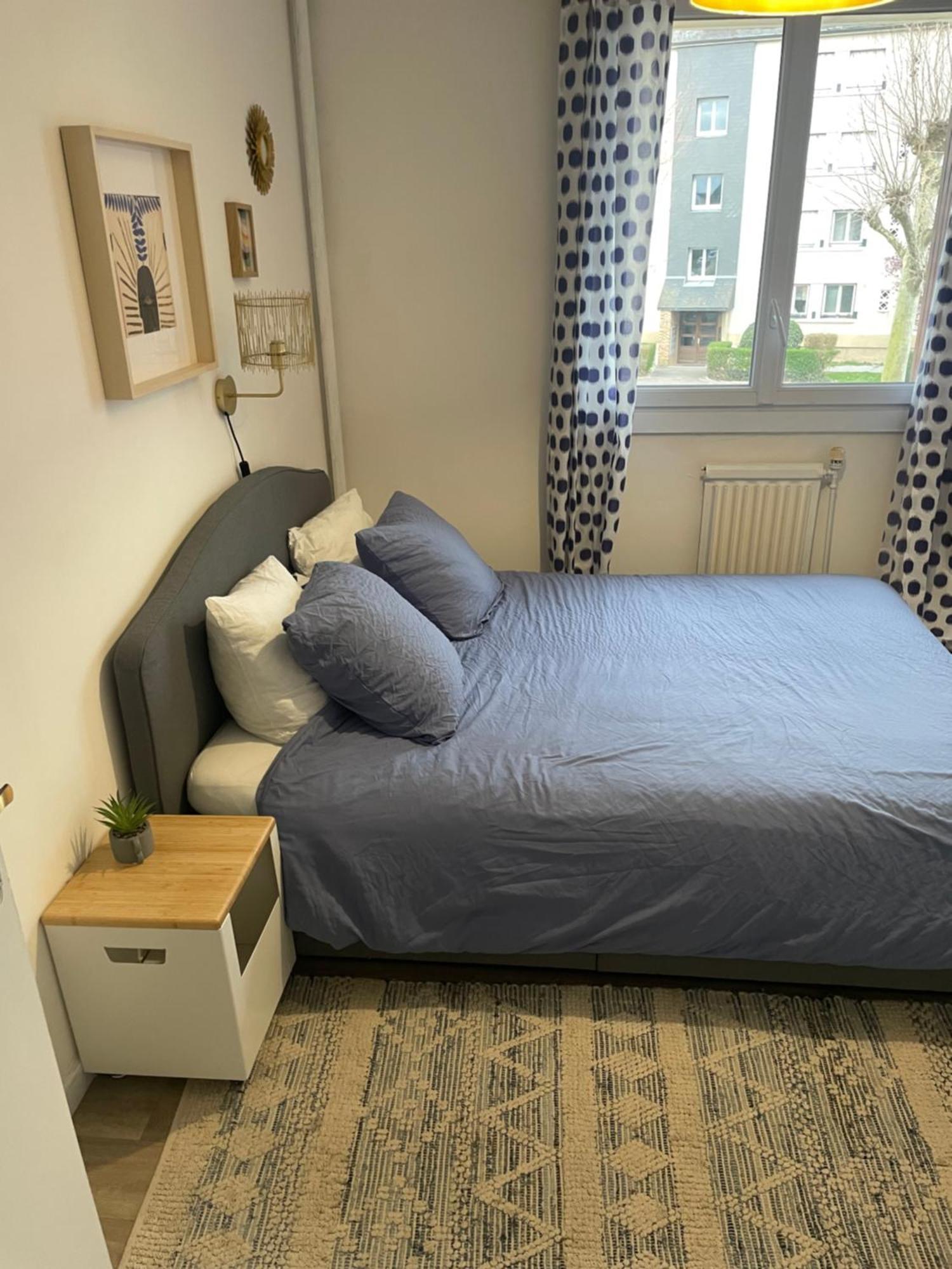 Bel Appartement Spacieux ,Convivial De 3 Chambres Avec Parking Prive Secure Caen Buitenkant foto
